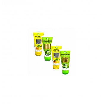 Meghdoot Neem Aloevera 60mlx2 & Mix Fruit 60mlx2 (Pack of 4) Men & Women All Skin Types Face Wash  (240 ml) 240